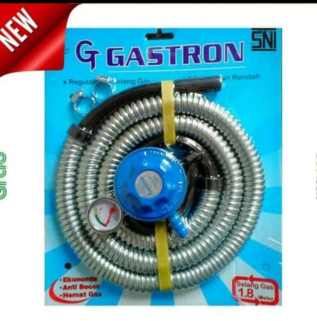 selang gas paket gastron ( selang +regulator gas