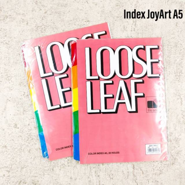 

LOOSE LEAF INDEX JOYART A5 IL05C