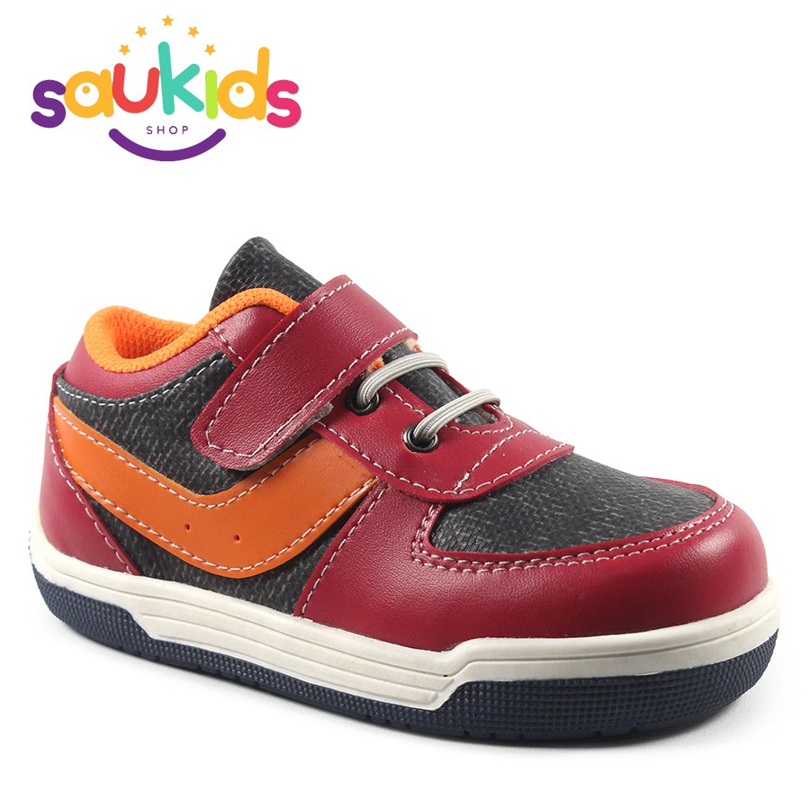 Murah Sepatu Anak Saukids Babyshark Merah Lucu Unik Keren Santai