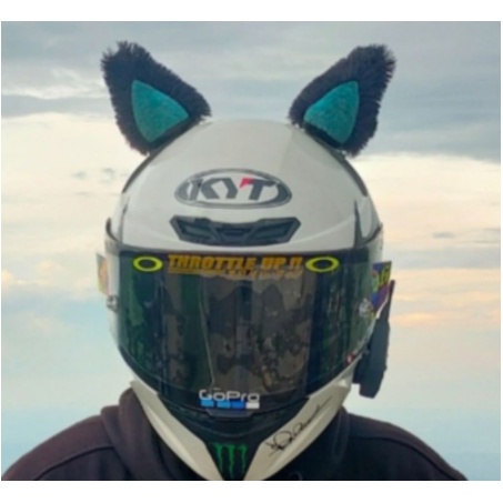 READY STOK Kuping Helm, Kuping Kucing Helm, Kuping kucing Helm Murah, Kuping Halfface, Kuping Kucing