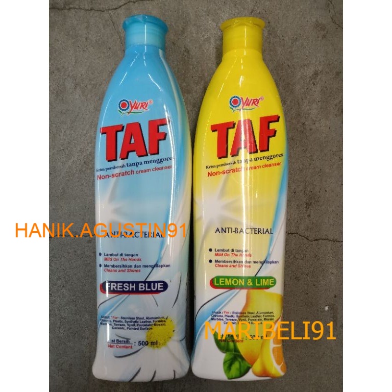 Yuri TAF krim pembersih stainless steel, aluminium dll  500ml maribeli91