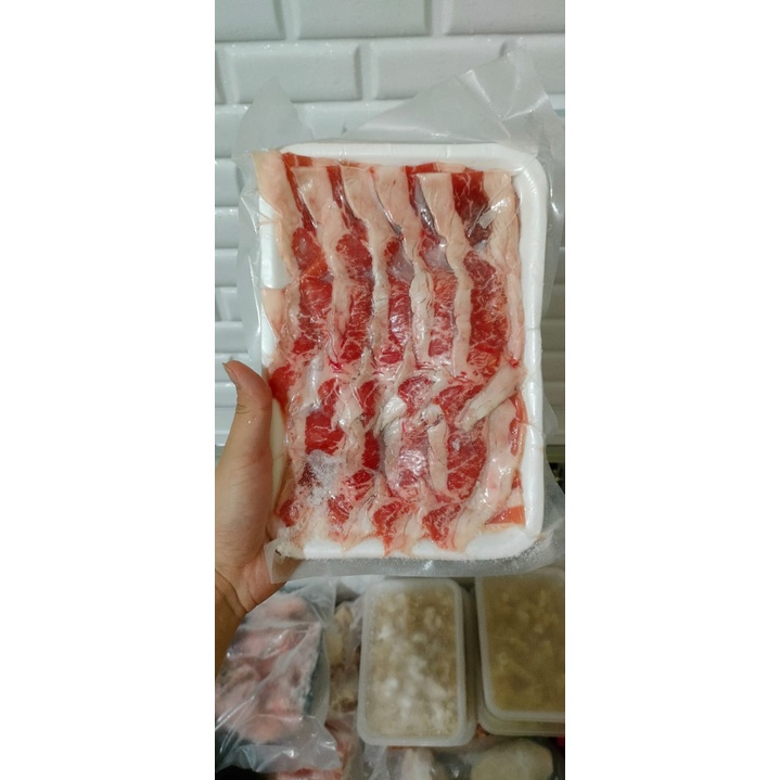 

BEEF SLICE IMPORT/Daging Sapi Slice Import kemasan 500gr