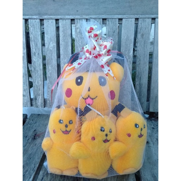 Parcel Boneka Beranak Isi 4pcs (induk 25cm)