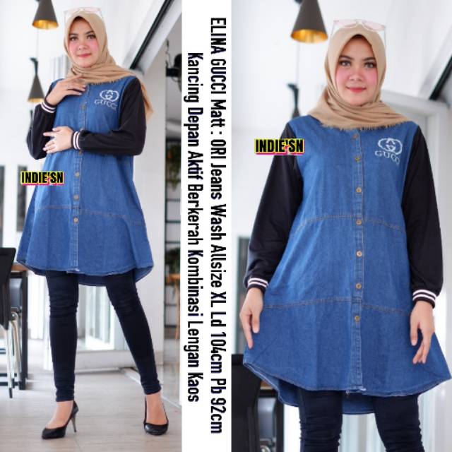 Tunik elina gucci jeans