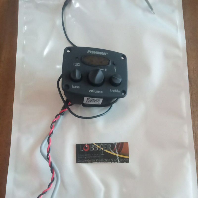 Original Fishman isys Mini Equaliser Preamp tuner fishman TIDAK TERMASUK TEMPAT BATRE
