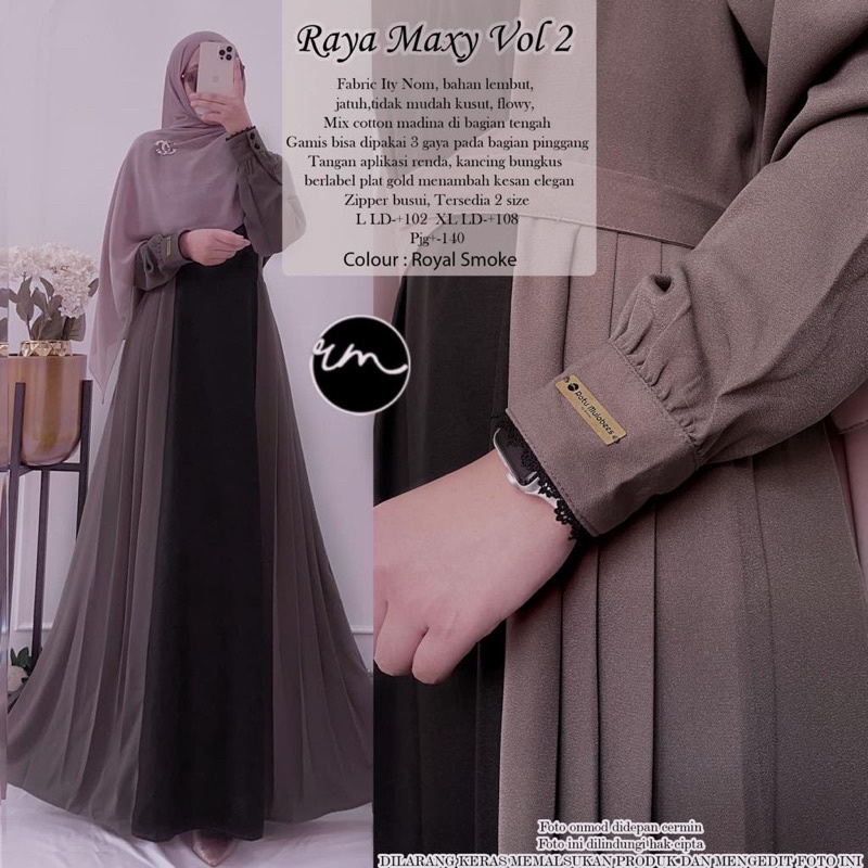 Gamis Busui Katun Madina / RAYA MAXY BY RATU MULABEES