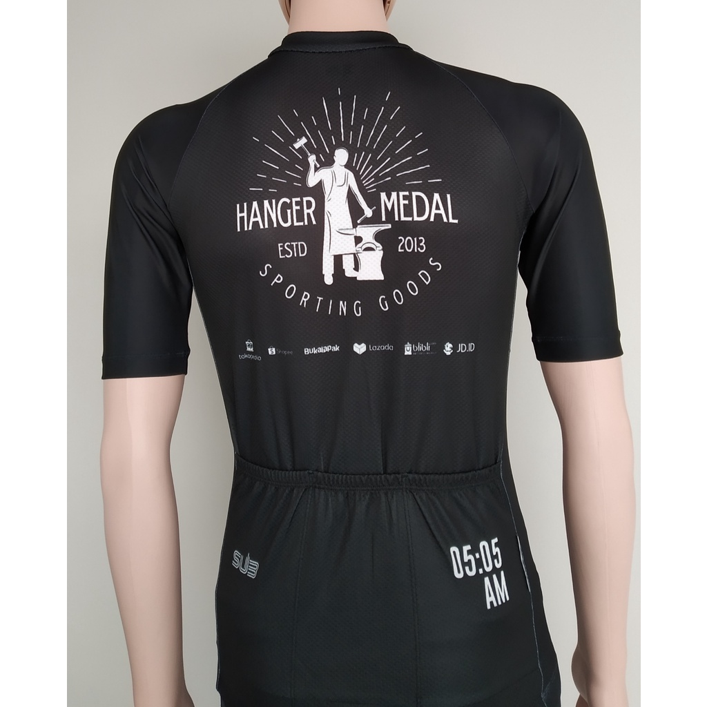 HANGERMEDAL BLACK SUBJERSEY SUB JERSEY SEPEDA 05 AM 05AM ELITE