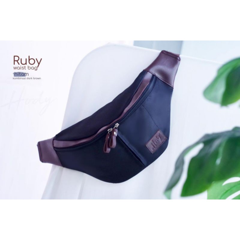 Waist Bag Ruby by. Hody - Tas Pinggang Cowok Cewek