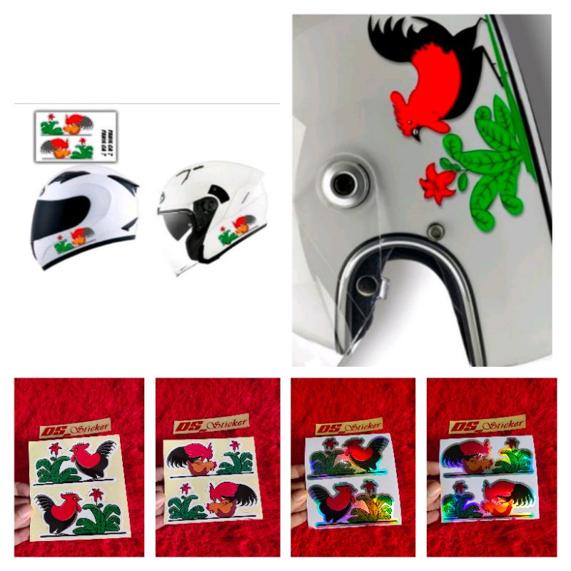 

STICKER AYAM JAGO AYAM PRINCUTT 1 PASANG