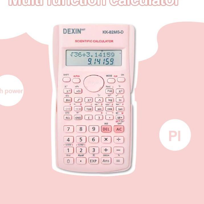 

SALEE!!!!.. Kaikki Kalkulator Color Function Scientific Kalkulator 24 Fungsi Kalkulasi 3 Warna 1700 - CU2