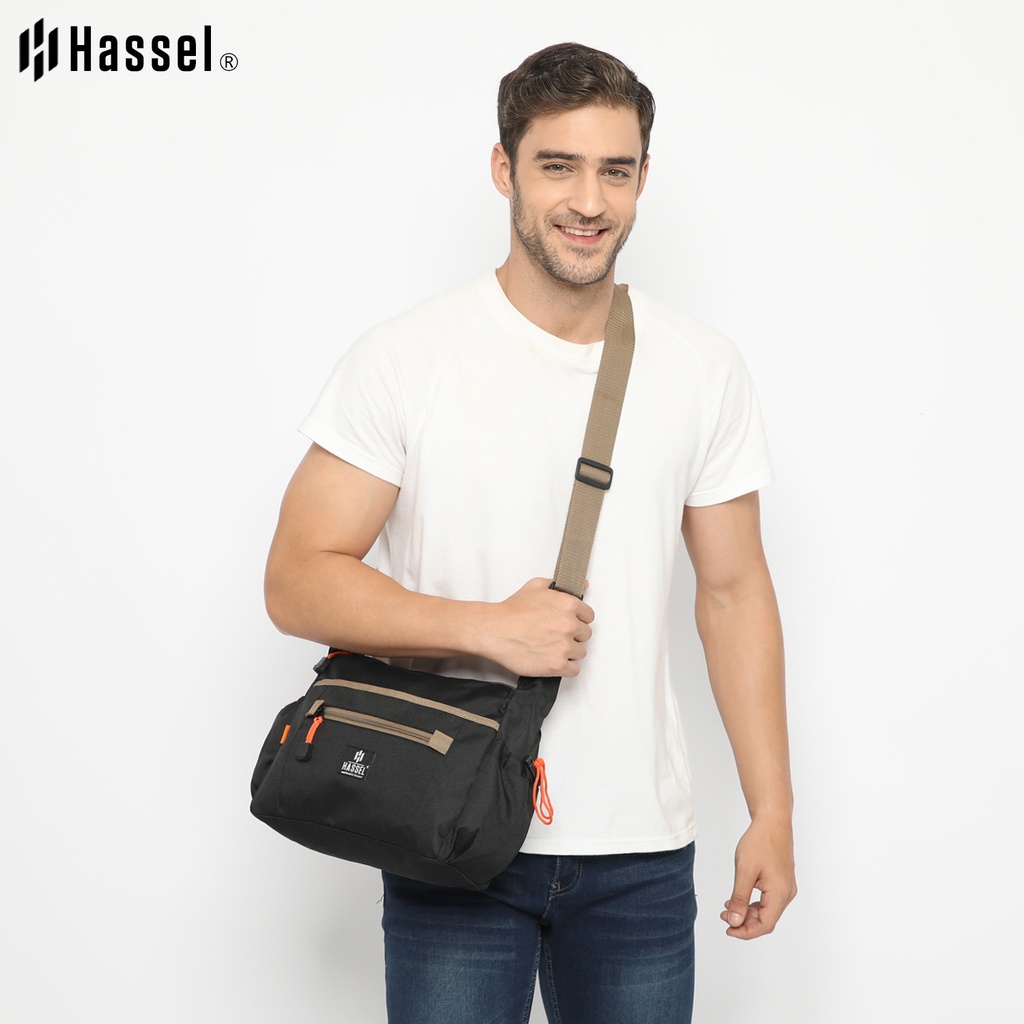 Tas selempang Pria Hassel Brimstone / Slingbag Casual Pria Wanita Premium Original by Hassel
