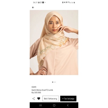Kami Biena Scarf Crumb New
