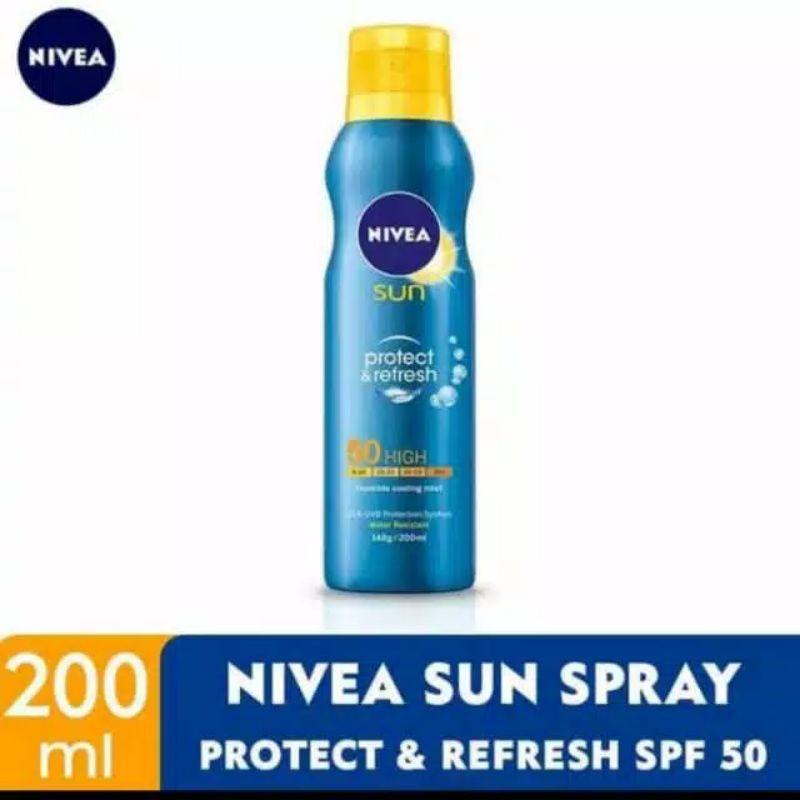 NIVEA sun spray protect &amp; refresh spf 50 200ml