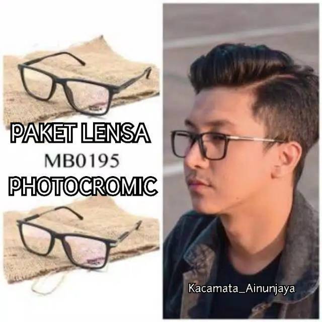 Kacamata Pria MB0195 | Kacamata photocromic | Kacamata Antiradiasi