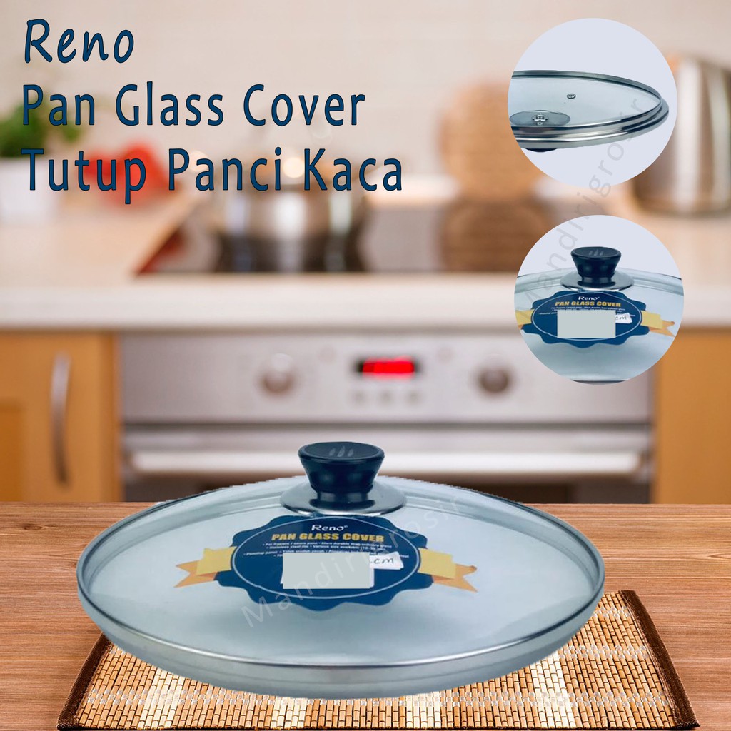 Pan Glass Cover *Reno * Tutup Panci Kaca * 32cm