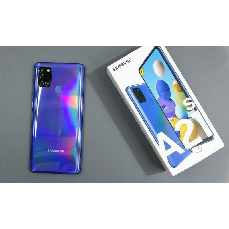 Samsung A21s Ram 3/32 Blue Garansi Resmi Samsung