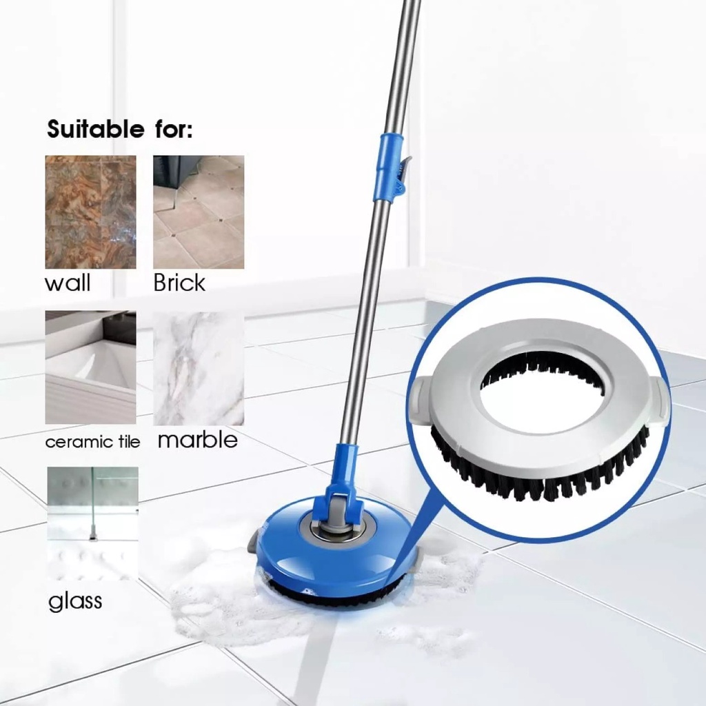 PROMO!! Alat Pel Lantai Super Praktis Spin Mop Super - Alat Pel Lantai putaran 360* serbaguna spin mop gratis 2 kain pel