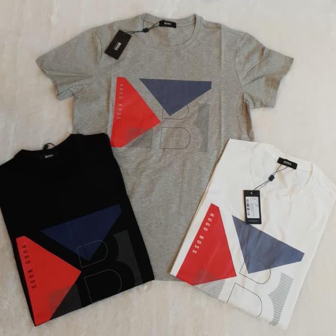 Barang Berkualitas kaos oblong pria HB premium original Quality / slimfit BARANG BAGUS
