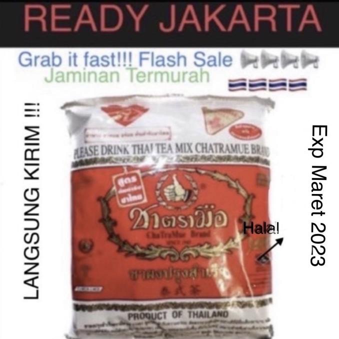 

[ COD ] Thai Tea Original Chatramue Cha Tramue Thailand Merah Red Black Tea TERBARU Kode 808
