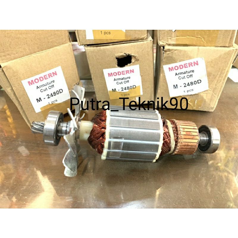Armature cut Off Modern M-2480D / Angker mesin cut off modern M2480D