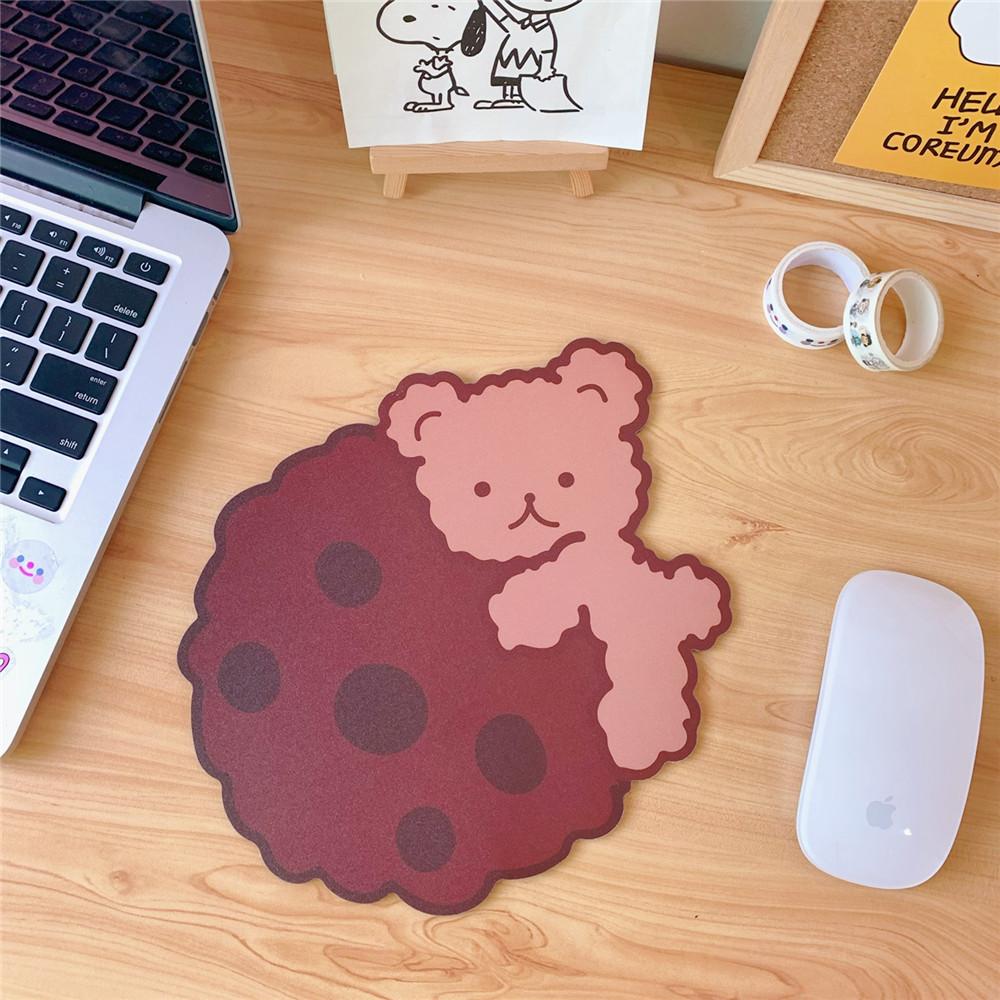 Japanese Style Cute Bear Non-slip Computer Gaming Mice Pad Mousepad
