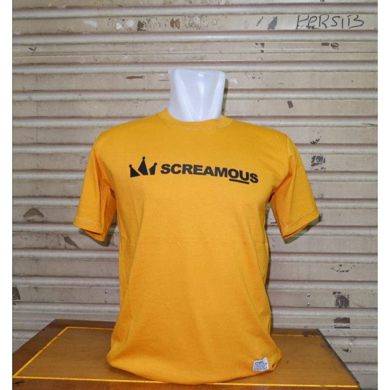 Kaos distro screamous tshirt original cotton combed