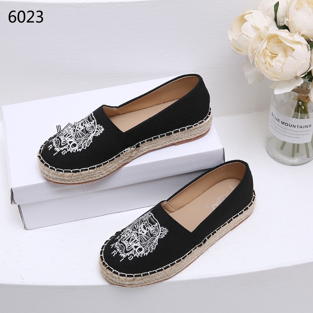 KT Embroidered Espadrilles #6023 C12231 778-23