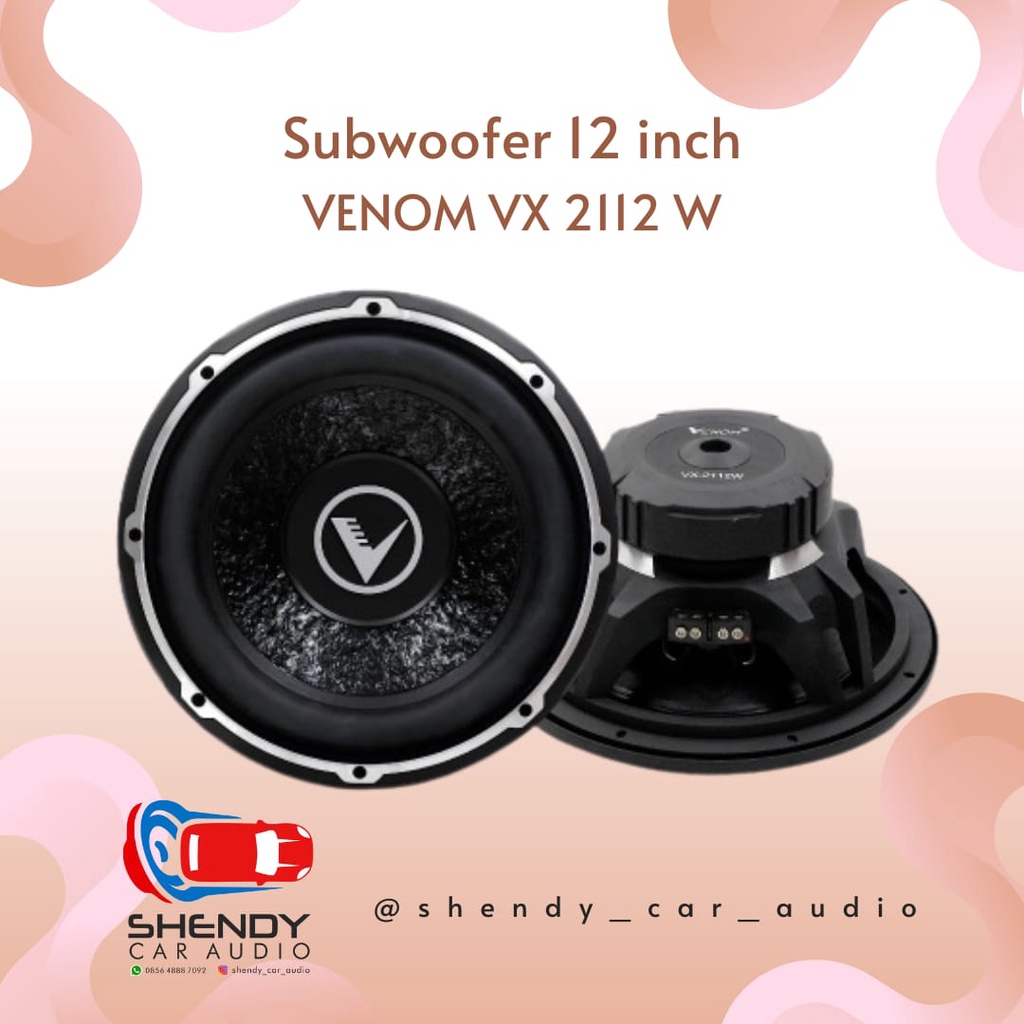 Subwoofer Venom VX2112W Subwoofer 12inch Venom VX 2112 W Mantull