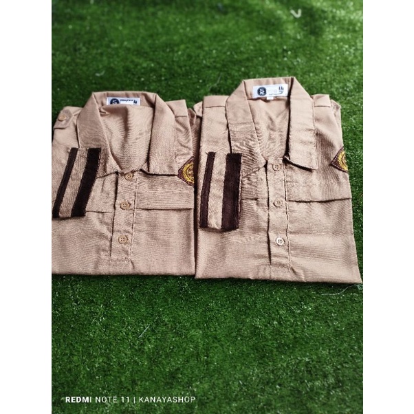 seragam pramuka lengan panjang sd