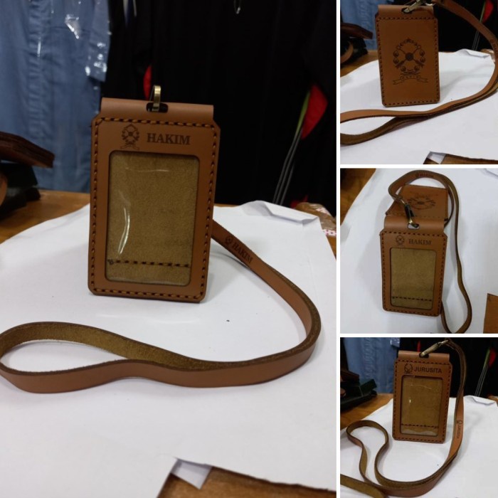 

Id Card - Name Tag/Id Card Holder Hakim (Asli Kulit)