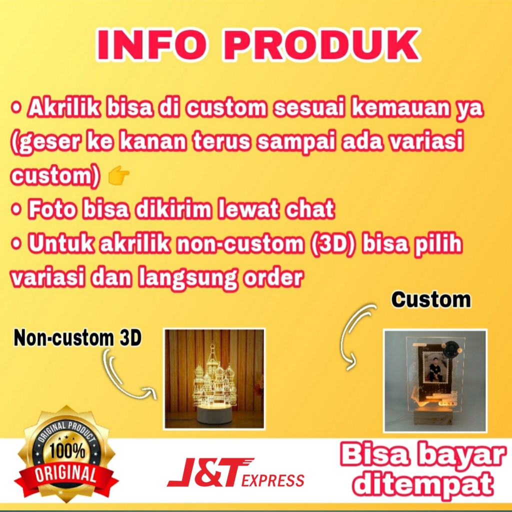 KADO UNIK HADIAH LAMPU TIDUR CUSTOM KPOP BTS BT21 EXO ULANG TAHUN GIFT PACAR DEKORASI KAMAR MINIMLIS-1
