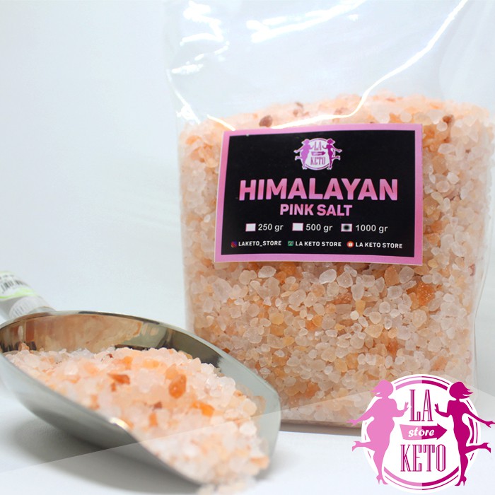 

LA KETO - ROCK HIMALAYAN SALT CRYSTAL 1000gr (1KG) | Ori Pakistan