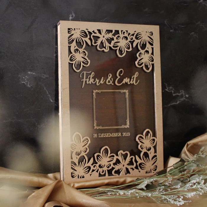 Frame Mahar 20x30 | Mahar Seserahan Rustic | Mahar Rustic Elegan