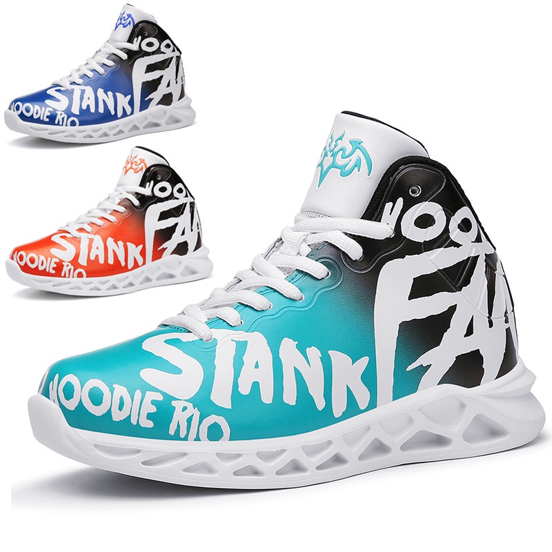 Sepatu Basket Anak-anak Sepatu Basket Anak Laki-laki    Anak-anak Sekolah Dasar Non-Slip  Sepatu Lar