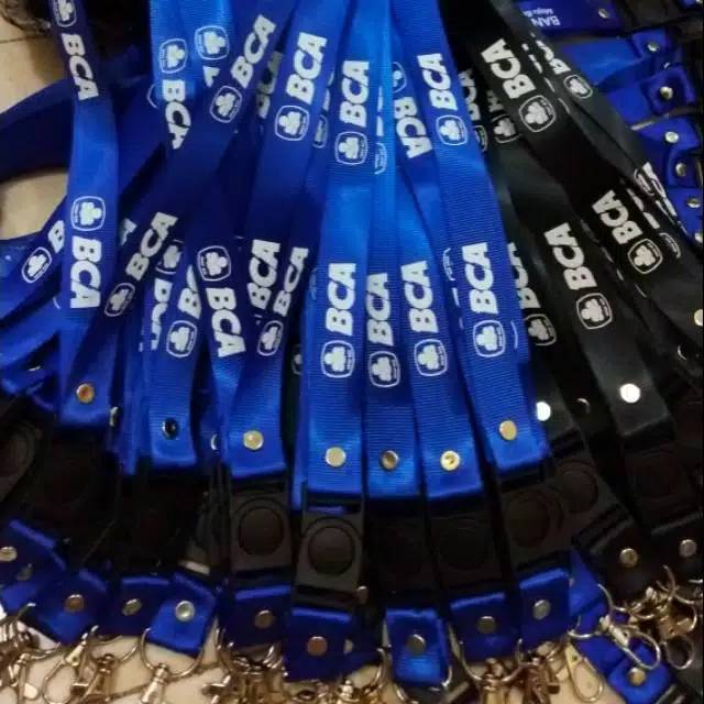 Tali lanyard id card BCA ( ecer )