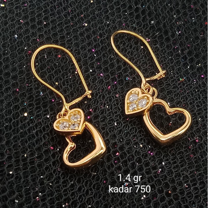 Anting Emas 17K - 1.4 gr Kadar 750 - ABS100000005