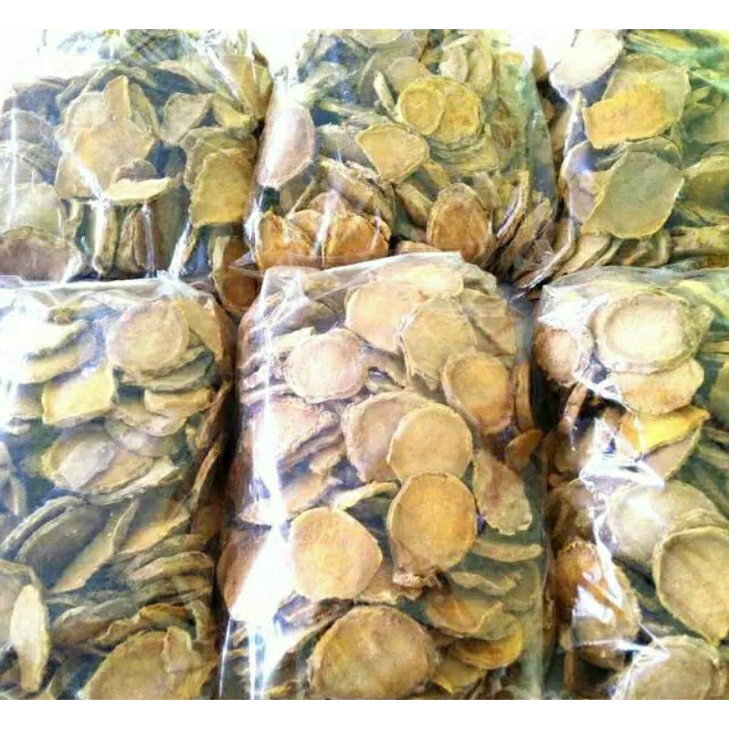 

temulawak iris kering origibal 1/2kg kualitas bagus