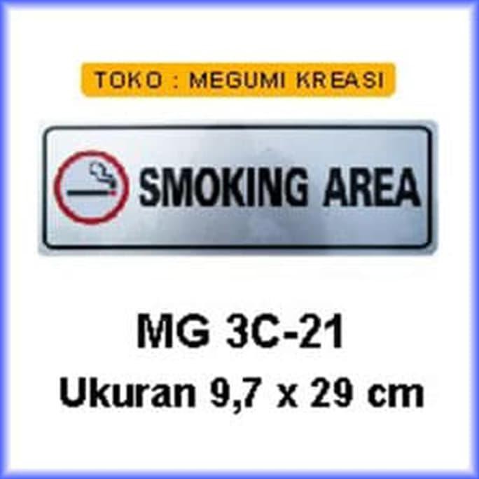 

FREEONGKIR Signage/Label - Smoking Area - 3C-21 ZD21