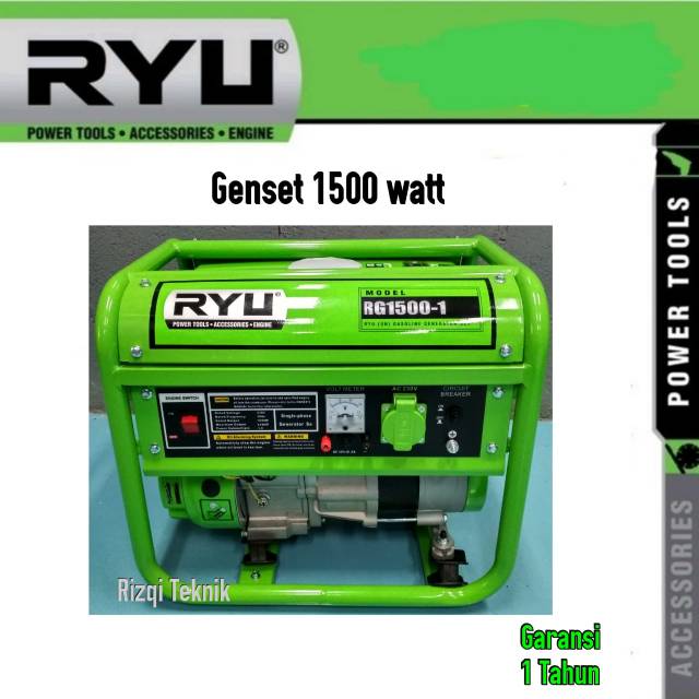 TEKIRO RYU Genset Generator Set RG1500-1