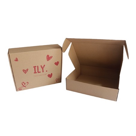 

HEEYYBOX | Corrugated Valentine ILY Box / Kotak Kado Valentine ILY Untuk Pasangan.