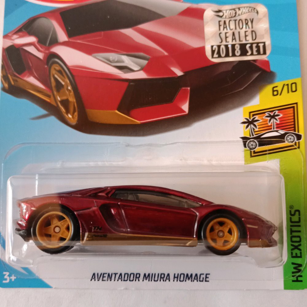 aventador miura homage hot wheels super treasure hunt