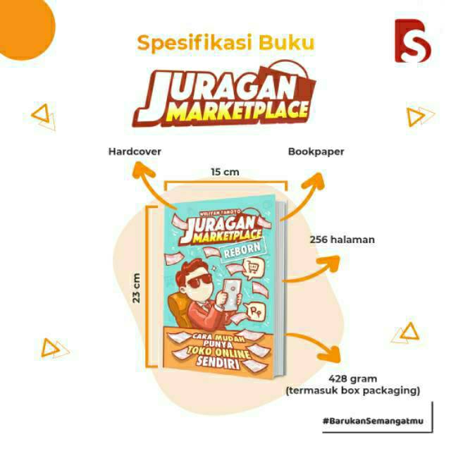 Buku Bisnis JURAGAN MARKETPLACE REBORN | Weliyan Tanoyo | Billionaire Store