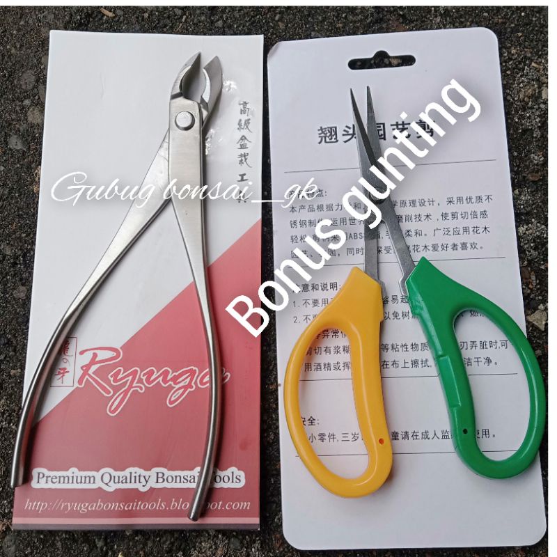 alat bonsai, RYUGA RS-22 catok krekut miring stainles