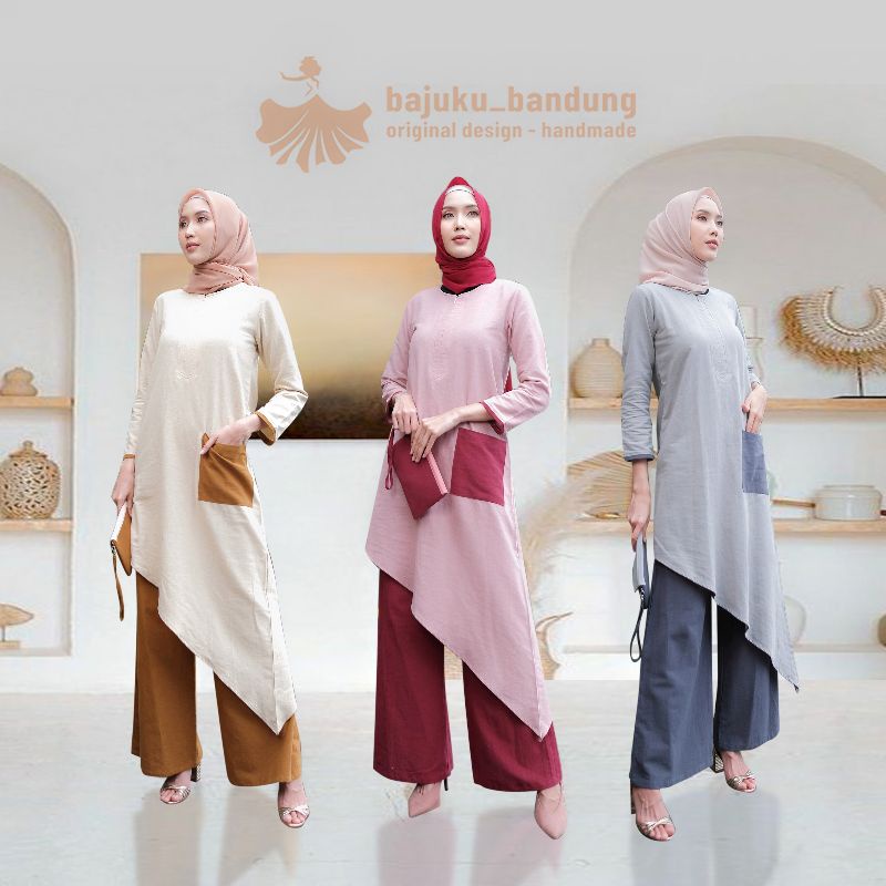 BARAYA SET (Tunik,kulot) @bajuku_bandung