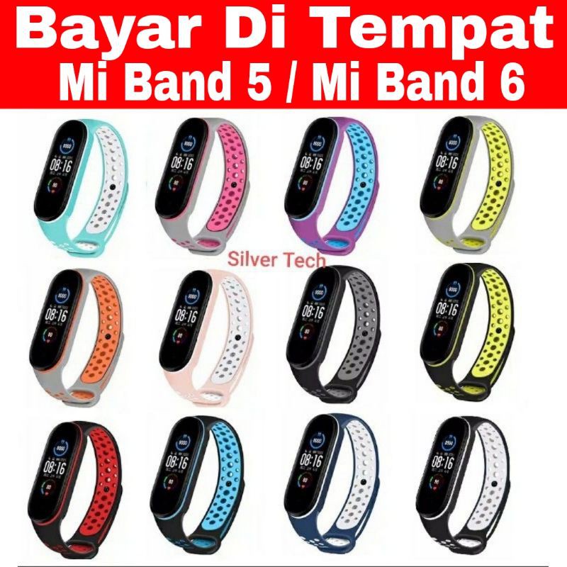 Strap Untuk MI BAND 5 Mi Band 6 KUALITAS ORIGINAL / STRAP SPORT MI BAND 5 / Mi Band 6  MIBAND 5/6