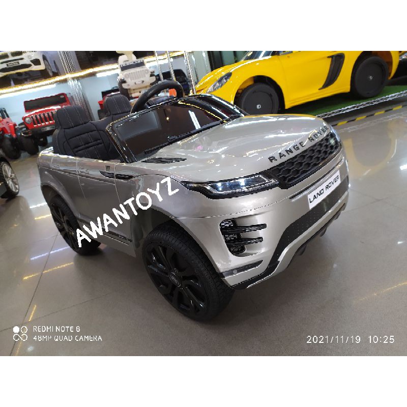 Mobil Aki Anak Range Rover Evoque Grey