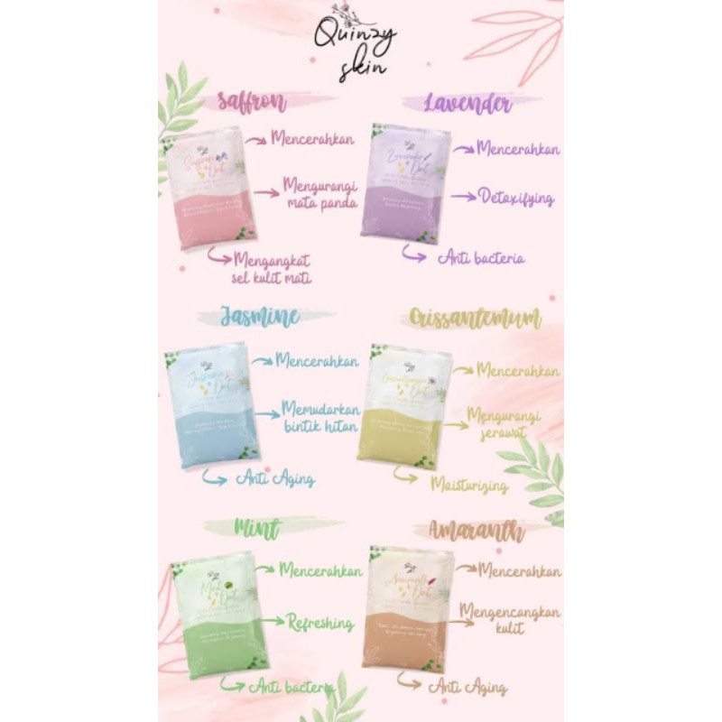 Masker Peel Off Quinzy | Masker Peel Off ORIGINAL