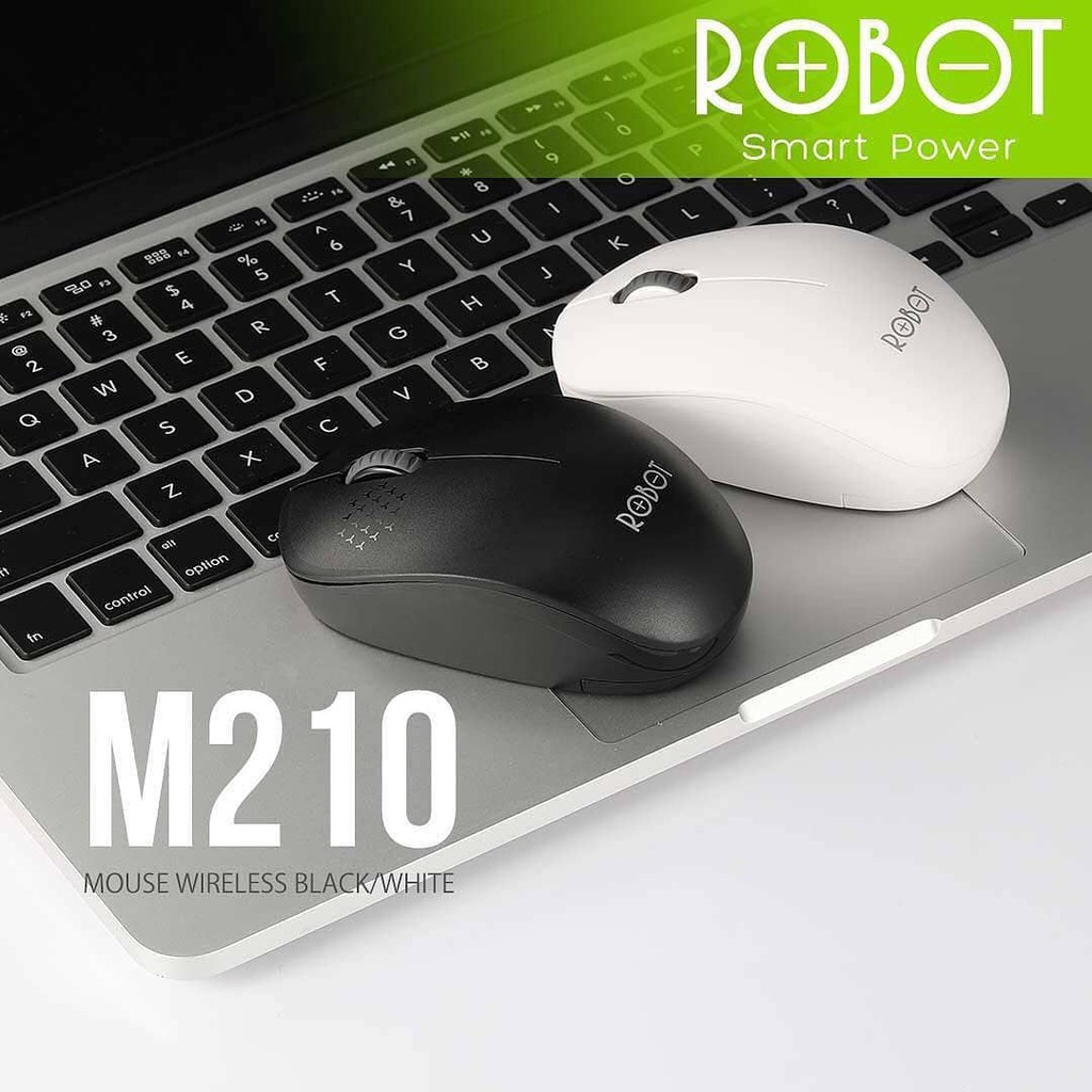 Mouse Wireless Robot M210 2.4Ghz GARANSI RESMI 1 TAHUN