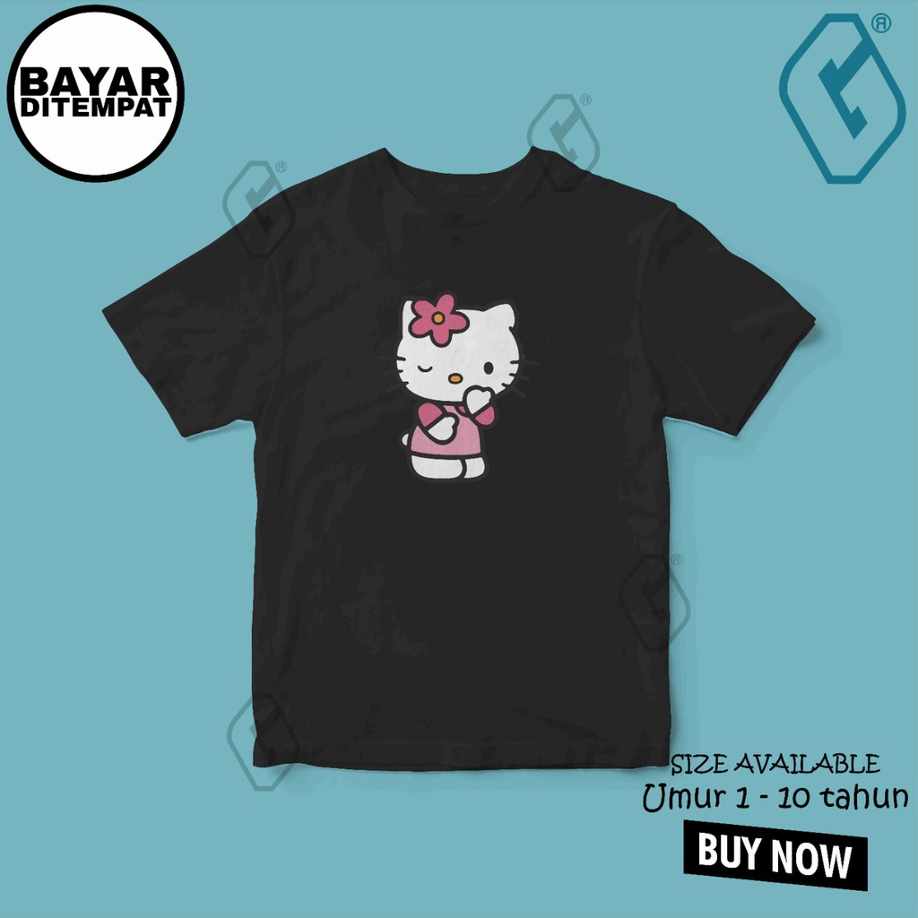 kaos anak hello kitty / baju anak hello kitty
