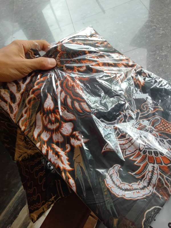 Hem Batik Pria Lengan Pendek Size M L Xl Xxl Bswart New Arrival